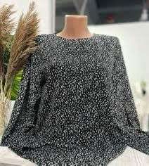 BLUSA VINCE CAMUTO TALLA M NEGRO/BLANCO