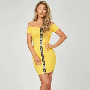 VESTIDO AMARILLO GUESS TALLA L