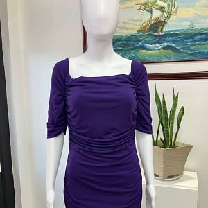 VESTIDO MORADO CALVIN KLEIN TALLA S