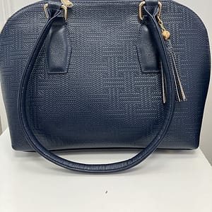 CARTERA NEGRA / AZUL 100% CUERO
