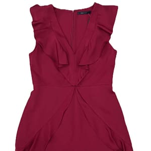 VESTIDO BCBG VINO TALLA S