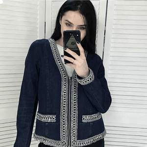 CHAQUETA JEAN MICHAEL KORS TALLA S CON CADENAS