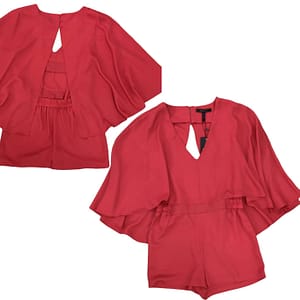 ENTERIZO SHORT BCBG TALLA S ROJO