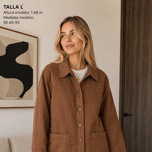 CHOMPA CAMEL TALLA l