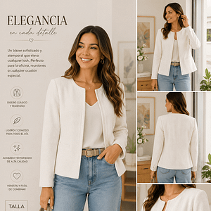 CHAQUETA RALP LAUREN BLANCA TALLA M