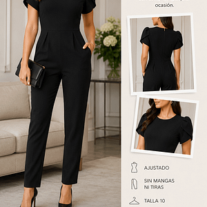 ENTERIZO NEGRO CK TALLA 10
