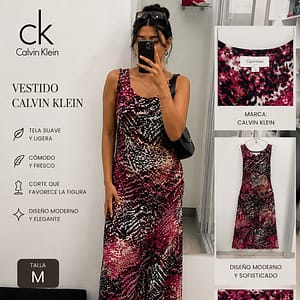 VESTIDO LARGO Y FRESCO TALLA M