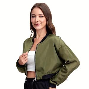 CHOMPA CK TALLA M COLOR VERDE