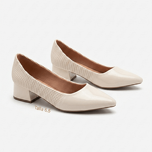 Elegant Beige Heels – Size 6