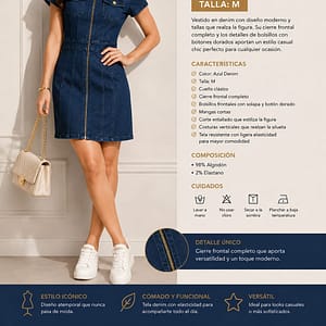 VESTIDO GUESS CASUAL TALLA M