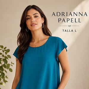 BLUSA ADRIANNA PAPELL TALLA L COMODA