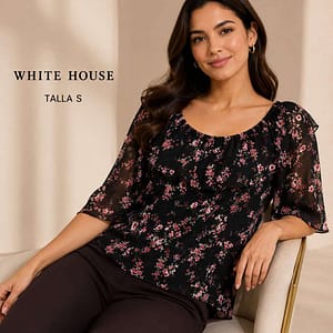 BLUSA COMODA Y ELEGANTE WHITE HOUSE TALLA S