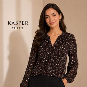 BLUSA MARCA KASPER TALLA S ELEGANTE