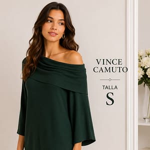 VESTIDO VERDE MARCA VINCE CAMUTO TALLA S