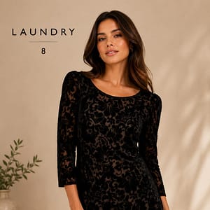 VESTIDO ELEGANTE MARCA LAUNDRY TALLA 8