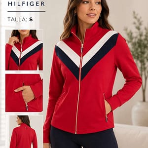 CHOMPA TOMMY HILFIGER ROJA TALLA S