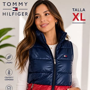 CHALECO COMODO MARCA TOMMY HILFIGER TALLA XL