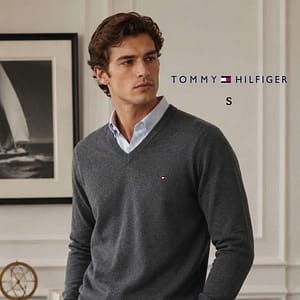 BUZO GRIS TALLA S MARCA TOMMY HILFIGER