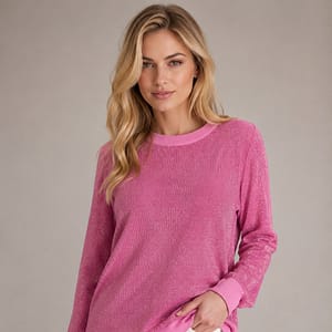 JOE SACO METALIC ROSA TALLA M