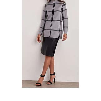 BUZO ELLEN TRACY TALLA S PLOMO