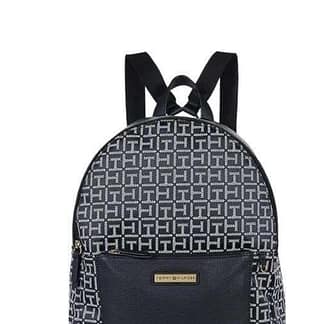 MOCHILA TOMMY NEGRA/PLOMA