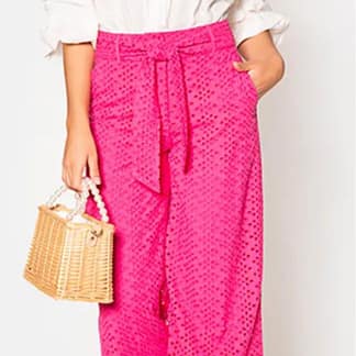 PANTALON PALAZO SF TALLA 10 ROSADO