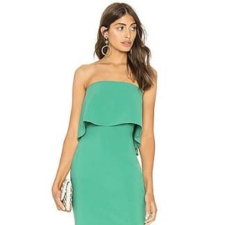 VESTIDO ADRIANNA PAPELL TALLA 6 VERDE