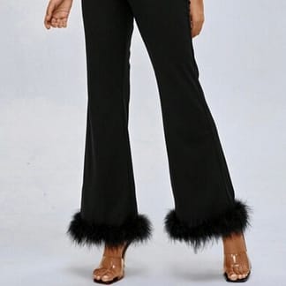 PANTALON NASTY GAL TALLA 10 PIEL EN BASTAS