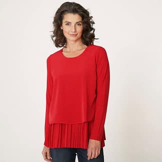 BLUSA DG2 TALLA L ROJA