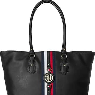 BOLSO TOMMY HILFIGER NEGRO CON ASAS PARA COLGAR