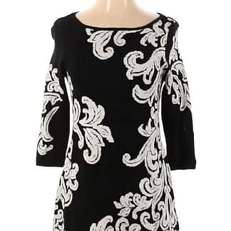 BUZO WHITE HOUSE NEGRO/BLANCO TALLA M