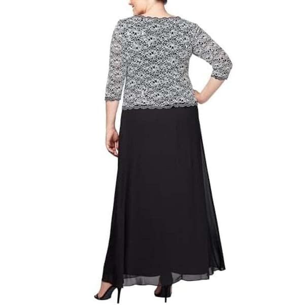 VESTIDO ALEX EVENINGS TALLA XL - Image 2