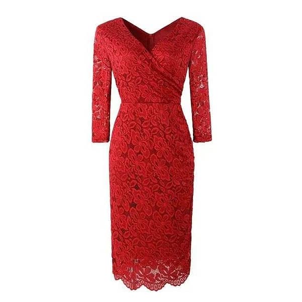 VESTIDO ROJO MARC NEW YORK TALLA M