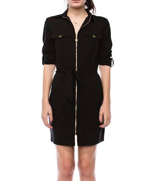 VESTIDO CK TALLA S NEGRO
