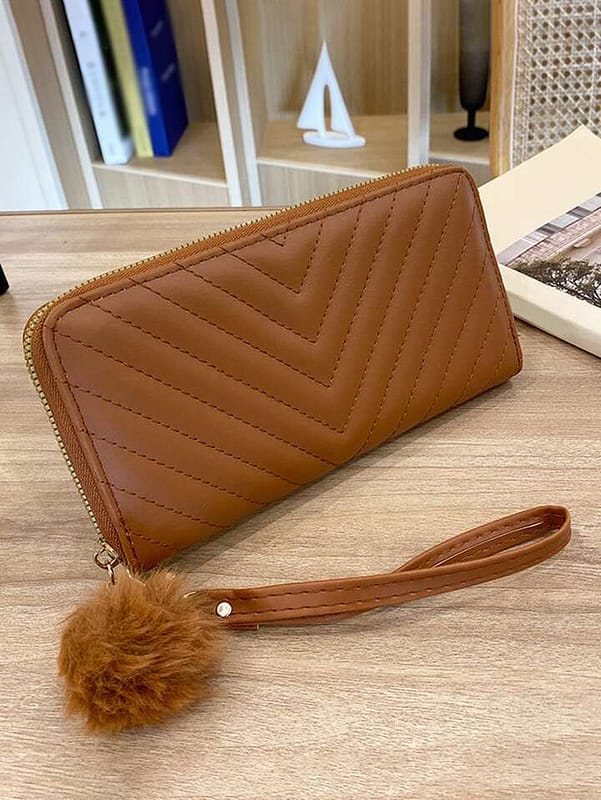 BILLETERA CLASSIC FASHION MARRON CLARO