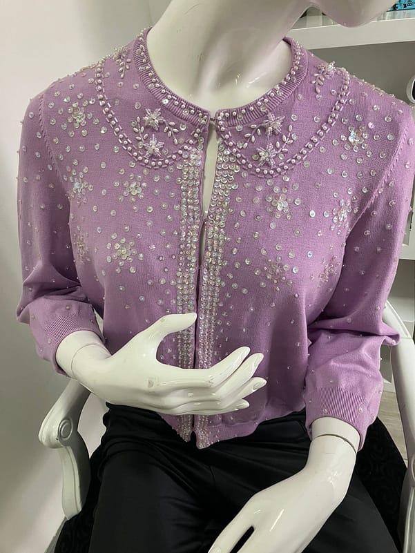 SWEATER LILA INC TALLA L