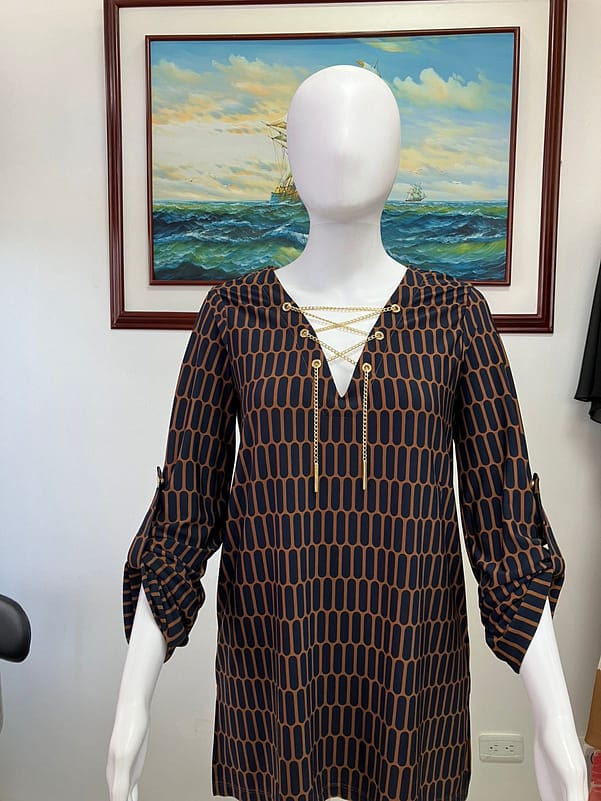 BLUSA ANIMAL PRINT MICHAEL KORS TALLA S
