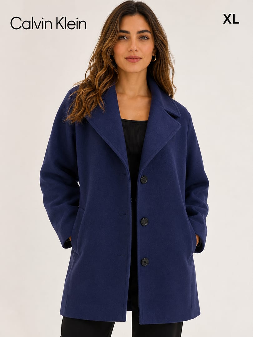 ABRIGO ELEGANTE MARCA CALVIN KLEIN TALLA XL